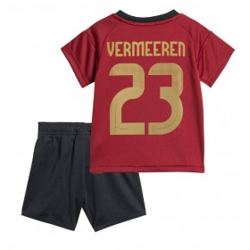 Belgien Arthur Vermeeren #23 Heimtrikot EM 2024 Kurzarm (+ kurze hosen)